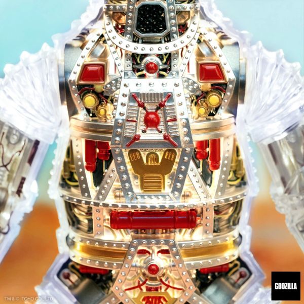 SUPER7 東寶超級機器人 哥吉拉 機械哥吉拉 Vintage Toy 透視版 可動完成品 
