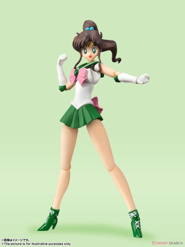 萬代 BANDAI 代理版 SHF 美少女戰士 月光仙子 水手木星 動畫配色 