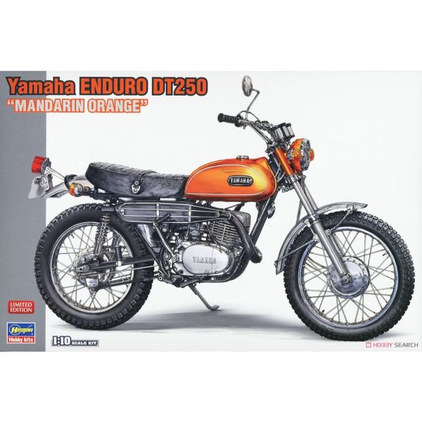 長谷川 HASEGAWA 機車模型 52329 1/10 山葉 YAMAHA Trail DT250 (橘) 