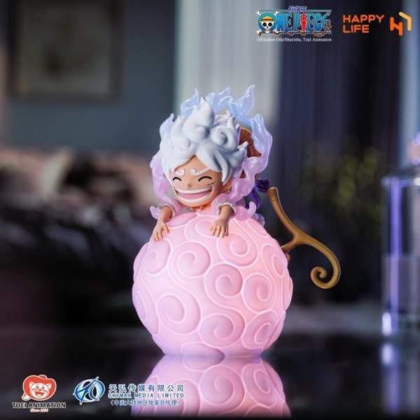 預購10月 HAPPY LIFE 海賊王 航海王 小夜燈 魯夫 五檔 尼卡 惡魔果實 