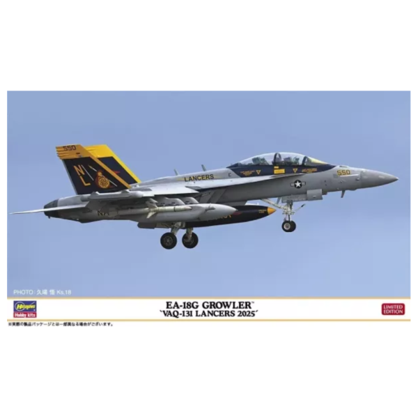 預購4月 長谷川 1/72 EA-18G Growler VAQ-131 Lancers 2025 