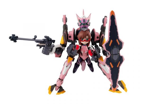 MEGAHOUSE 代理版 DESKTOP ARMY 福音戰士新劇場版 真希波&EVA8號機α 