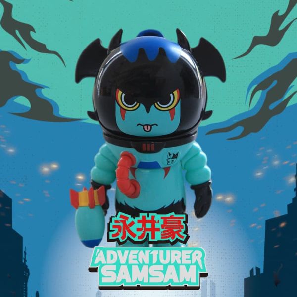 預購9月 SAMSAM 永井豪盲盒 英雄系列 公仔 盲盒 盒抽 一中盒8入 全8種 L0828 