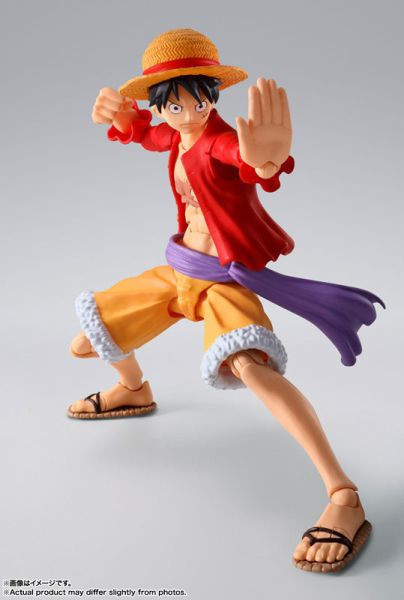 預購25年1月 萬代 代理版 SHF S.H.F 航海王 蒙其‧D‧魯夫-鬼島討伐-(再販) 