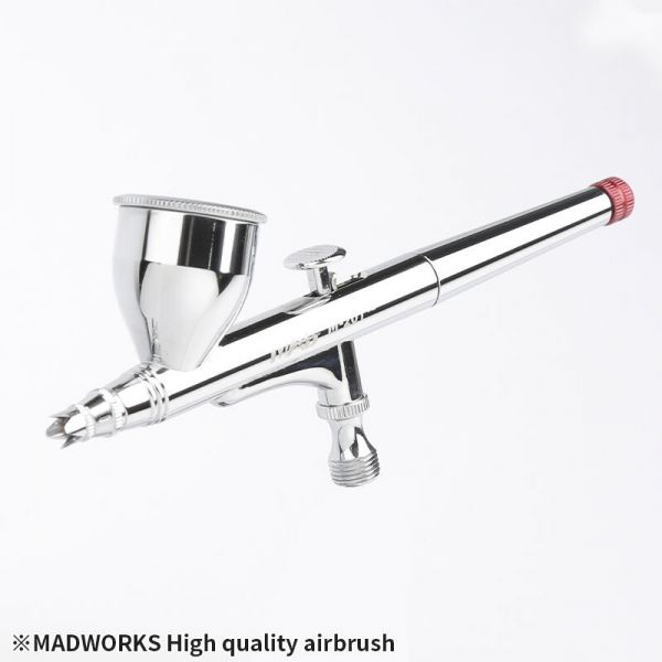 MADWORKS M-201+ 雙動式噴筆 0.3mm <加固噴嘴螺牙及增加O環氣密> 