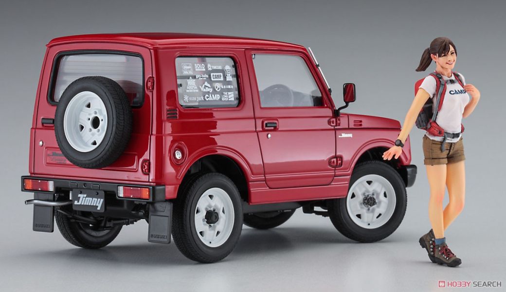 長谷川 HASEGAWA 1/24 52301 SP501 鈴木 JIMNY+女性人像 組裝模型 