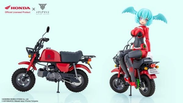 預購27年5月 壽屋 組裝模型 一般版 女神裝置 PUNI.MOFU 賽車鴞 with 本田 Z50J大猩猩 