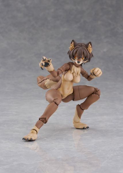 預購26年2月 青島 KEMOPLA 獸普拉 1/12 No.KP-02R 日本狼 獸娘 組裝模型 