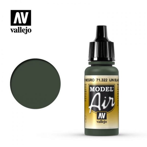 西班牙 Vallejo AV水性漆 Model Air 71322 日本海軍墨綠色 17ml 