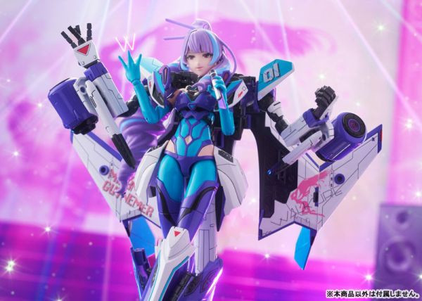V.F.G. MC-17 超時空要塞 VF-31J 齊格菲 美雲·基努梅爾 組裝模型 