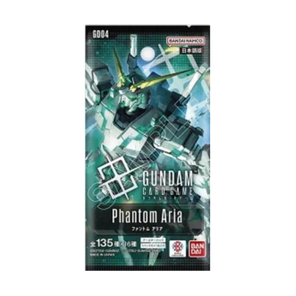 預購4月 鋼彈卡牌遊戲 補充包 幻影詠嘆 Phantom Aria [GD04] (日文版) 中盒 