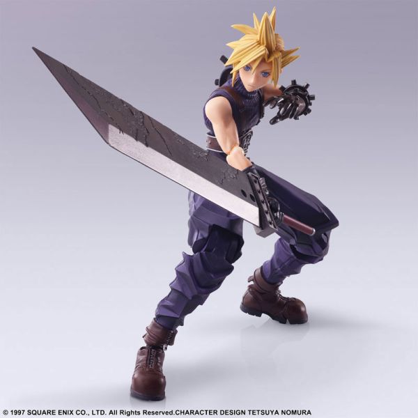 預購7月 SE BRING ARTS FF7 克勞德 CLOUD STRIFE 15cm 可動公仔 