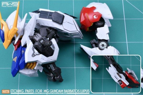 鋼魂 AW9 S078 MG 1/100 天狼型獵魔鋼彈專用蝕刻片 附水貼 