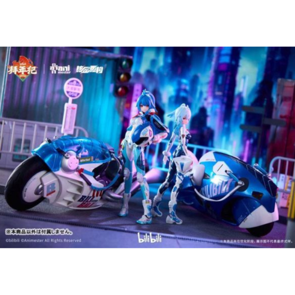 預購Q4 大漫匠 1/12 bilibili 2233極速尾流 拜年紀 22+33雙人 摩托車套組 可動 