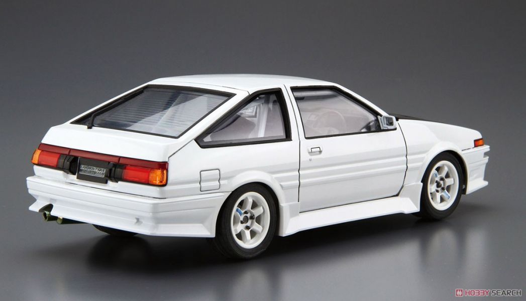 青島社 AOSHIMA 1/24 汽車模型 改裝車 No.45 058633 豐田 AE86 TRUENO '85 組裝模型 AOSHIMA 1/24 閃電霹靂車 阿斯拉 AKF-0/G LIFTING TURN模式