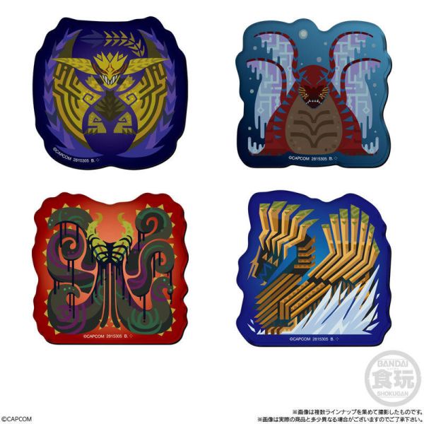 預購10月 萬代 盒玩 魔物獵人 荒野 魔物角色造型磁鐵 中盒14入 