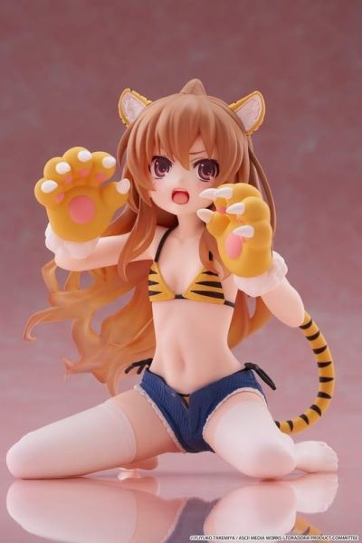 預購10月 TAITO 景品 虎與龍 Desktop Cute 逢坂大河 老虎造型泳裝Ver 