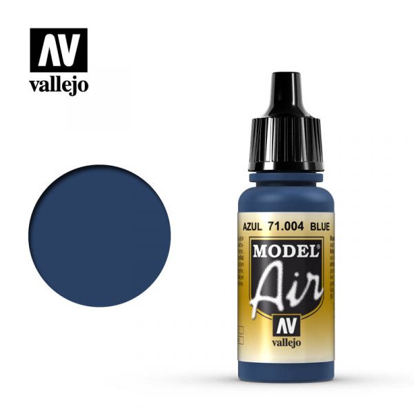 西班牙 Vallejo AV水性漆 Model Air 71004 藍色 17ml 
