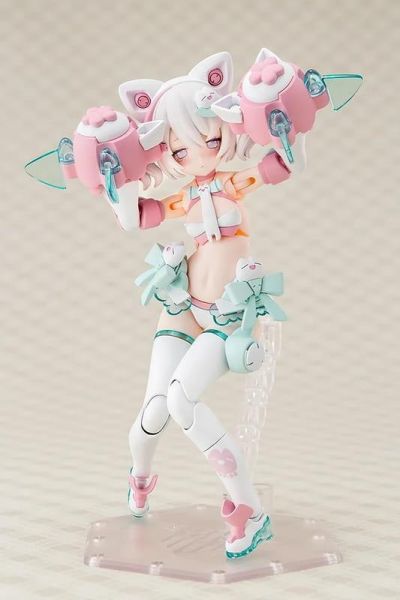 預購27年4月 壽屋 女神裝置 PUNI MOFU 白貓 組裝模型 一般版 