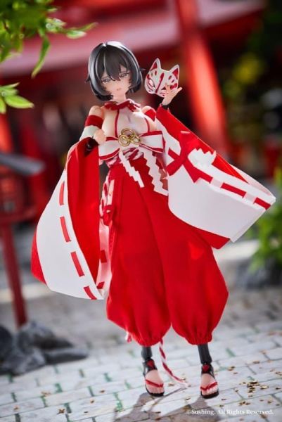 預購Q4 溯行 1/12 可動 戰鬥巫女 上滕桔梗 