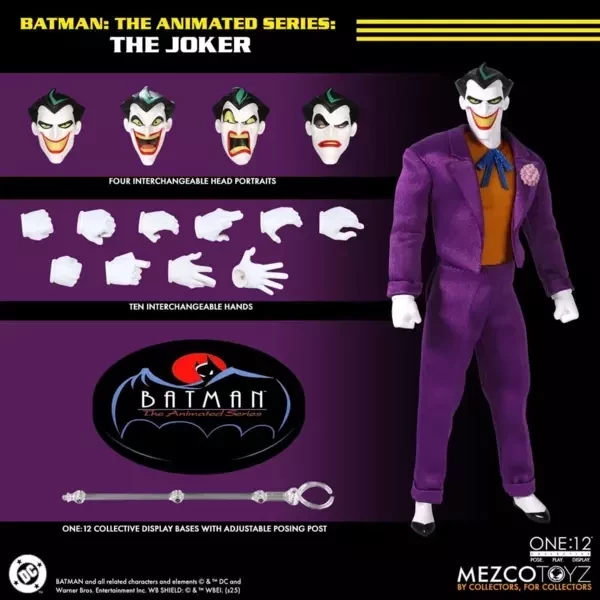 預購26年7月 MEZCO Collective 蝙蝠俠：動畫系列 小丑 可動 
