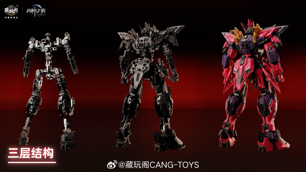 預購12月 CANG TOYS 藏玩閣 GMS-001D 炎帝 合金骨架 豪華版 組裝模型 