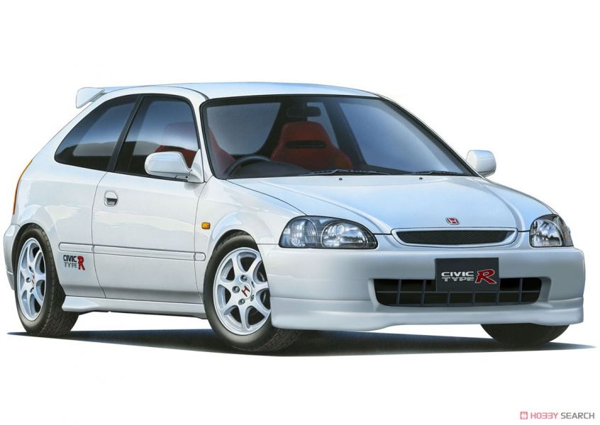 富士美 FUJIMI 1/24 汽車模型 #039985 ID-15 HONDA CIVIC TypeR前期型EK9 組裝模型 