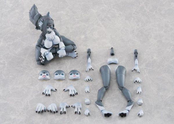 青島 AOSHIMA KEMOPLA 獸普拉 KP-03R 灰狼 組裝 