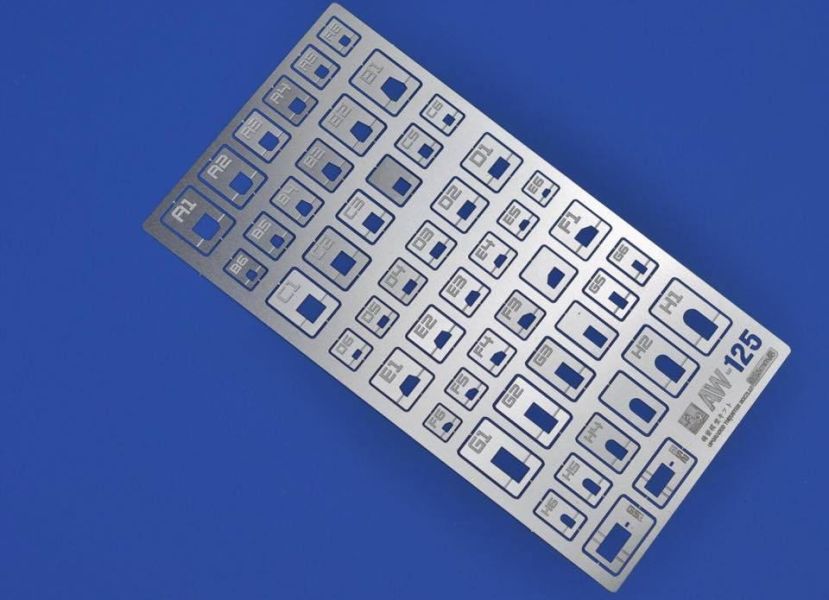 鋼魂 AW-125 刻線模板 