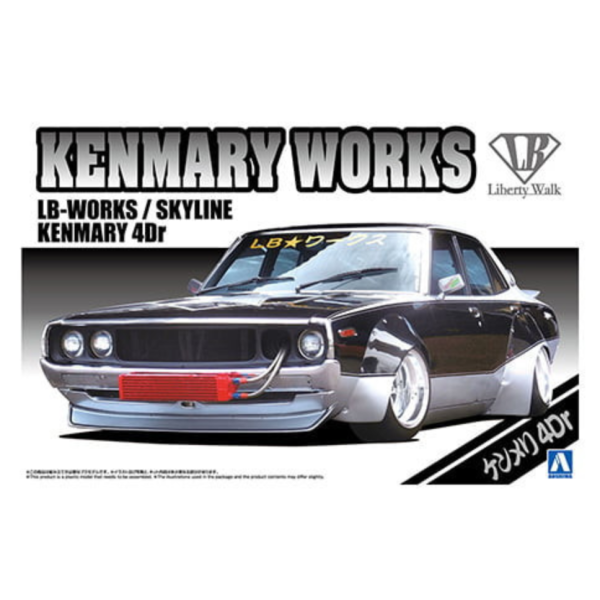 青島 1/24 LB #3 KENMARY WORKS 4Dr 
