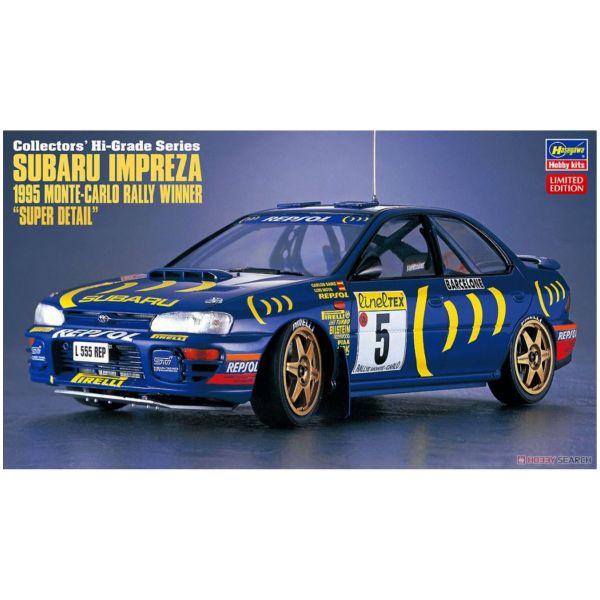 長谷川 HASEGAWA 1/24 汽車模型 CH51 51151 速霸陸 Impreza 1995蒙特卡洛拉力冠軍車 超細節版 組裝模型 