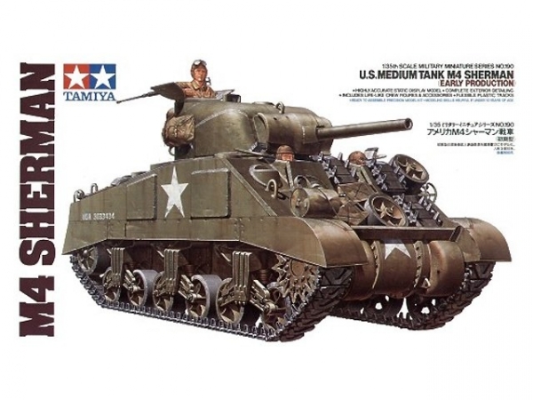 田宮 TAMIYA 1/35 #35190 美軍 M4 中型戰車 雪曼戰車 初期型 M4 SHERMAN 