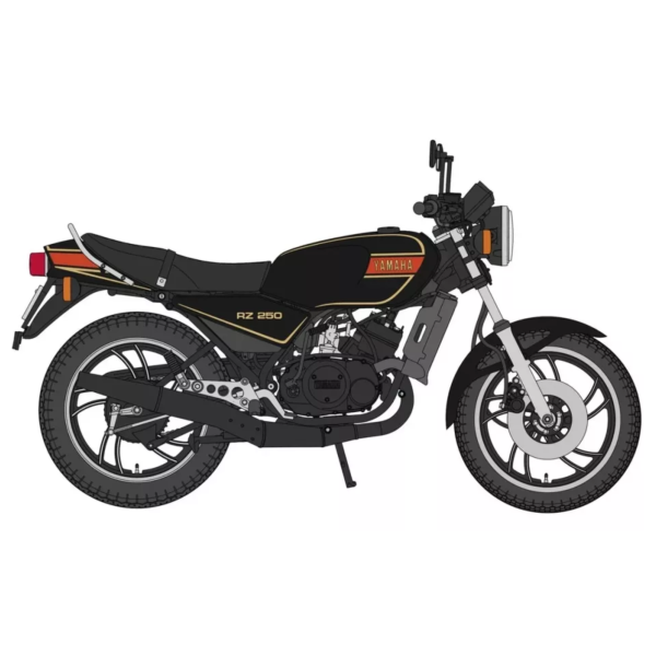 預購4月 長谷川 1/12 Yamaha RZ250 (4L3) (1980) 黑色 