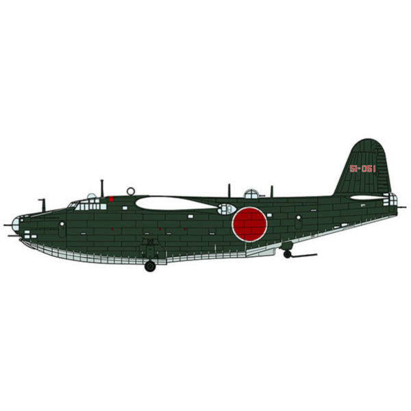 預購11月 長谷川 1/72 川西 H8K2 二式大型飛行艇 12型 第851航空隊 組裝 