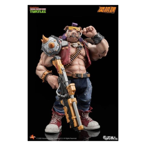 預購26年Q4 靈機魂 忍者龜系列 疣豬比巴 可動成品人偶 L0514 