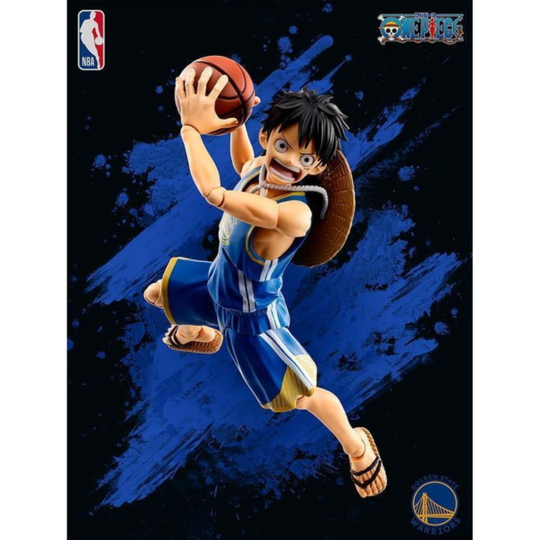 預購12月 代理 S.H.F SHF 海賊王 航海王 × NBA 魯夫 WARRIORS 勇士 ver 