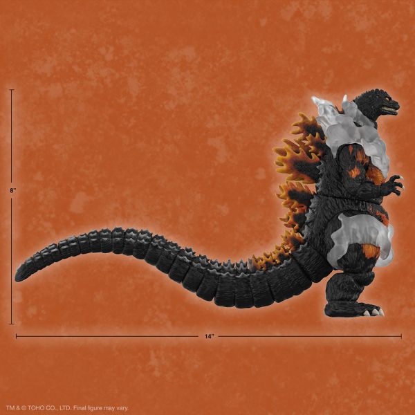 Super7 紅蓮哥吉拉1995 Wave2 8吋可動(尾長將近35cm) 
