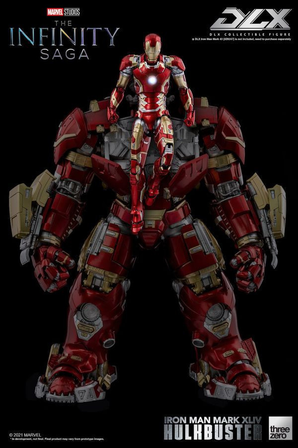 THREEZERO DLX鋼鐵人Mark 44 反浩克裝甲 30cm 再販 (無附屬MK43) 