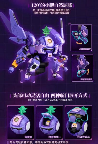 預購第四季 壹理創玩 果寶特攻 第六彈 FR-06 葡萄戰寶 組裝模型 附特典 