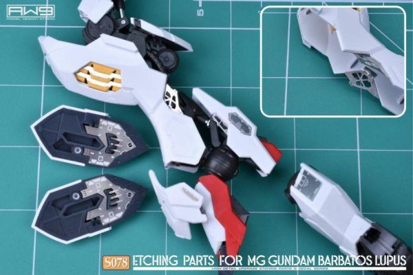 鋼魂 AW9 S078 MG 1/100 天狼型獵魔鋼彈專用蝕刻片 附水貼 
