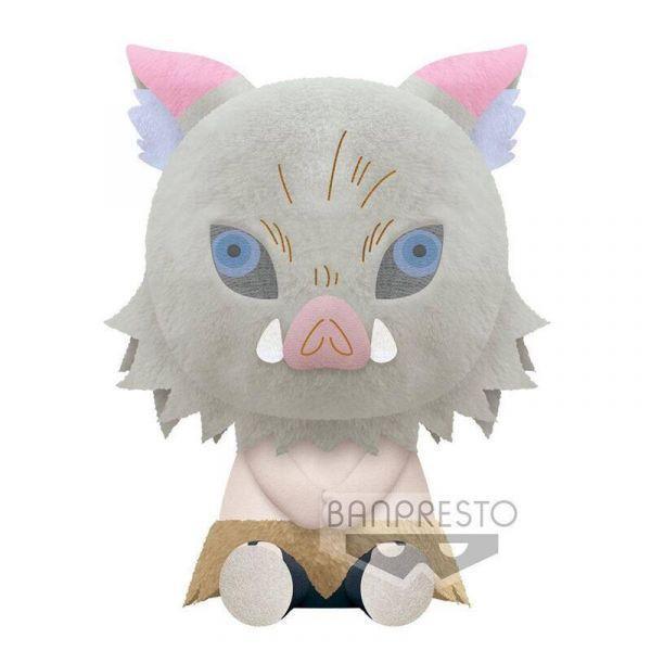 鬼滅之刃 放鬆坐姿大型絨毛布偶 嘴平伊之助 20CM 
