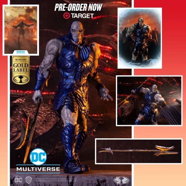 麥法蘭 代理版 DC 電影 正義聯盟 達克賽德 金標 可動公仔 (SDCC Exclusive) 
