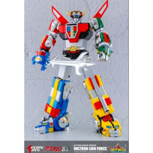 ActionToys 合金 Voltron Lion Force  五獅合體 百獸王 附特典 