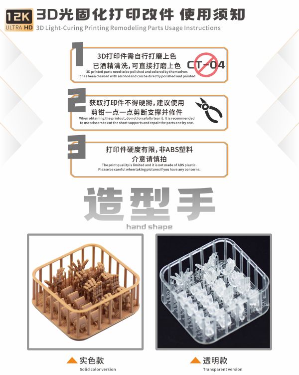 預購8月 MADWORKS 新月 RG閃光鋼彈-造型手三對+肩甲+臉部 改件（透明/膚色)2種選擇 