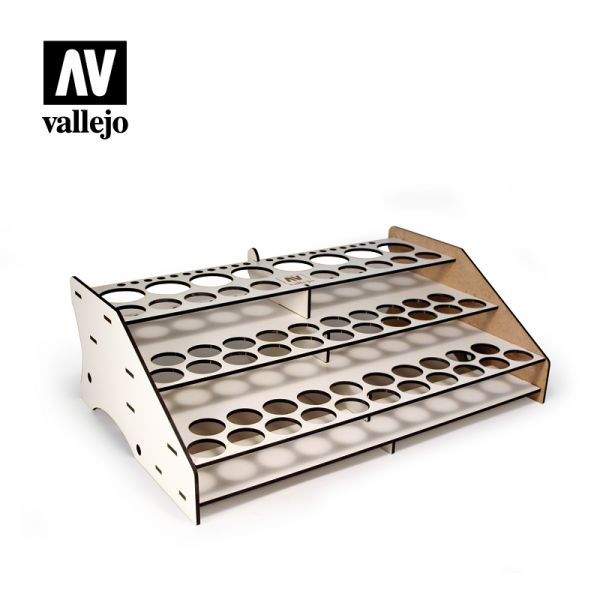 西班牙 Vallejo AV水性漆 26007 顏料放置架長型 漆架<需組裝> 