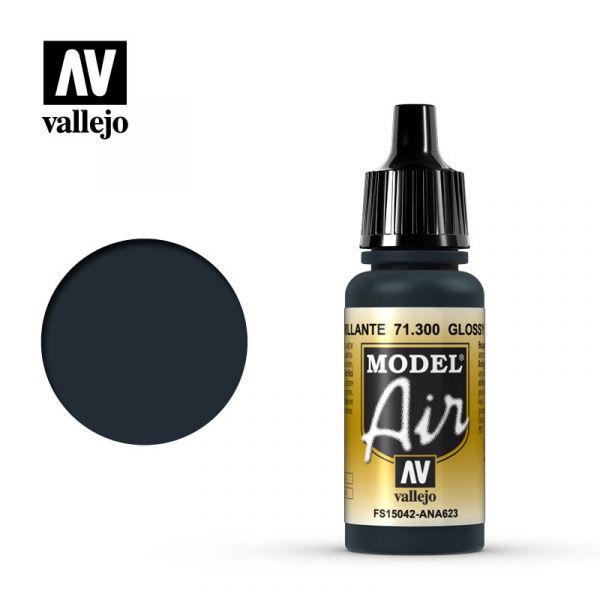 西班牙 Vallejo AV水性漆 Model Air 71300 光澤海藍色 17ml 