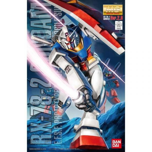 萬代 BANDAI 1/100 MG RX-78-2 Ver. 2.0 初代鋼彈 機動戰士鋼彈 組裝模型 