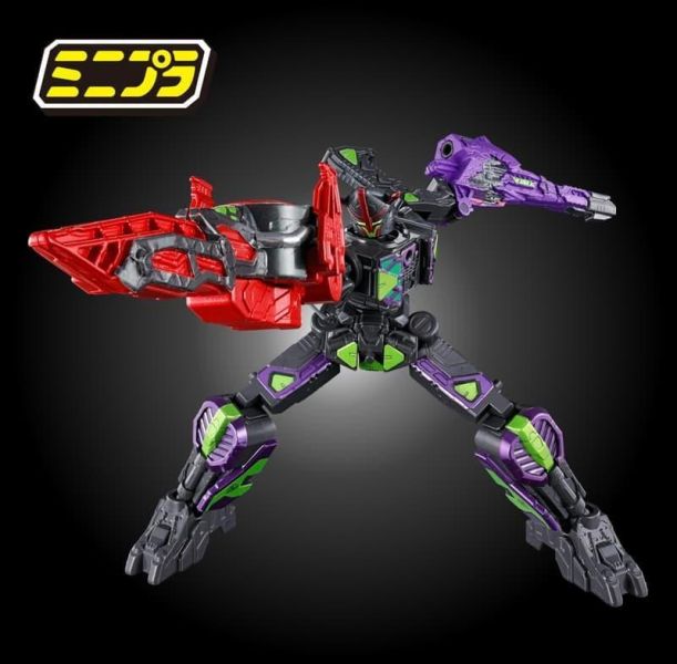 預購27年2月 萬代 MINIPLA 超宇宙刑事 卡邦無限 方舟卡邦利昂G–CR＆聖劍＆鑽頭 暗黑版 