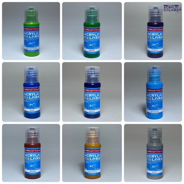 AirBeast 水性漆 基本色18色SET 18入套組 20ml 