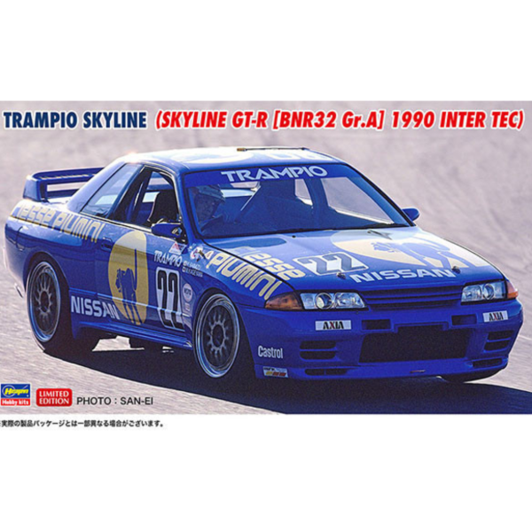 預購11月 長谷川 1/24 Skyline GT-R [BNR32 Gr.A] 1990 InterTEC 